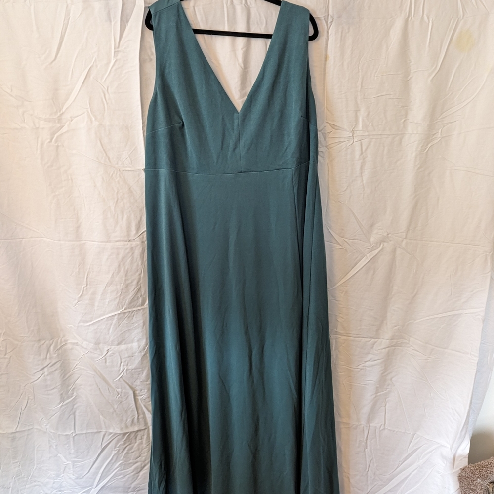Sea Glass 3X Floor Length Dress